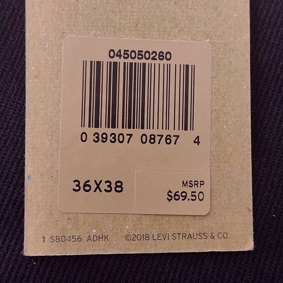 Levi's Men's 505™ Regular Straight Leg Jeans - Picture 10 of 16